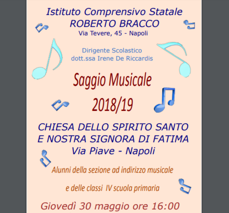 Locandina concerto del 30/05/2019 